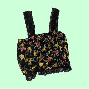 Floral cropped top💐